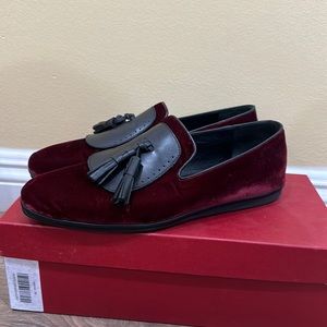 Salvadore Ferragamo Red shoes For Men